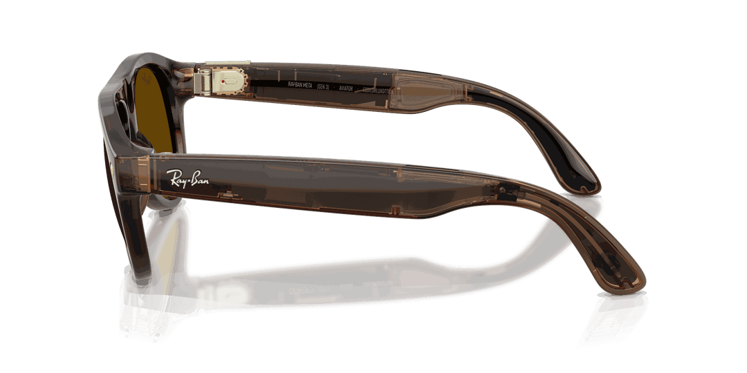 Ray-Ban Meta Gen 3 | RW4016 Aviator | Transparent Umber Transitions Jade