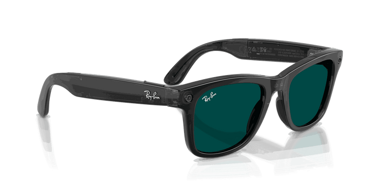 Ray-Ban Meta Gen 3 | RW4011 Wayfarer L | Transp. Black Transitions Aquamarine