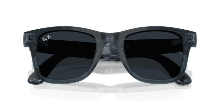 Ray-Ban Meta Gen 3 | RW4011 Wayfarer L | Tp. Mt. Ocean Blue Transitions Gen S Grey