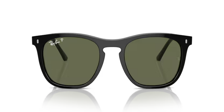 Ray-Ban | RB2210F | Black Green Polarised