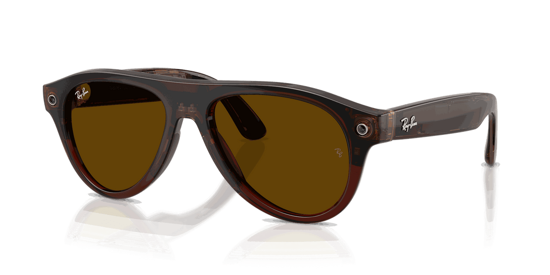 Ray-Ban Meta Gen 3 | RW4016 Aviator | Transparent Umber Transitions Jade