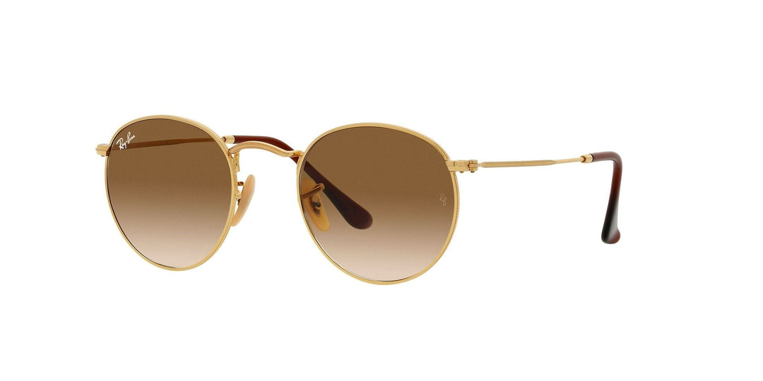 Ray-Ban | RB3447 Round Metal | Gold Brown Gradient