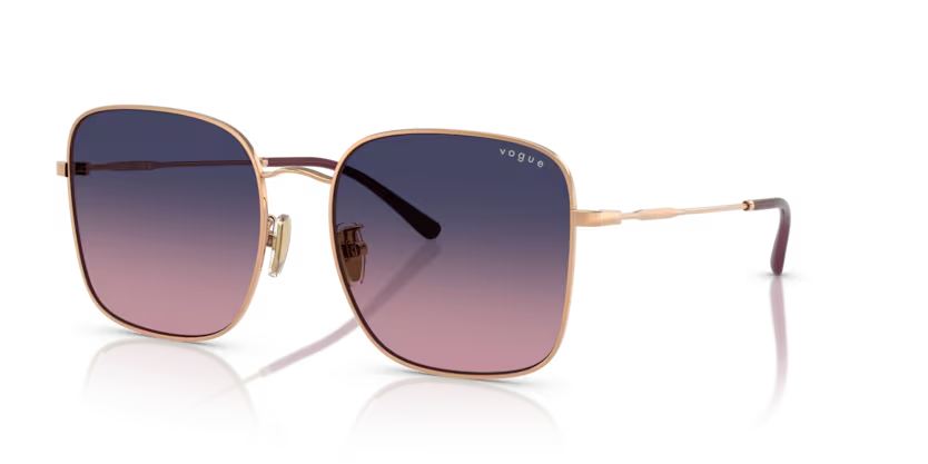 Vogue Eyewear | VO4327SD | Rose Gold Pink Gradient Blue