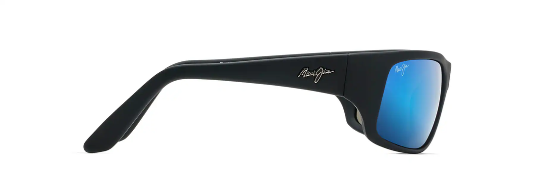 Maui Jim | Peahi | Black Matte Rubber Blue Hawaii