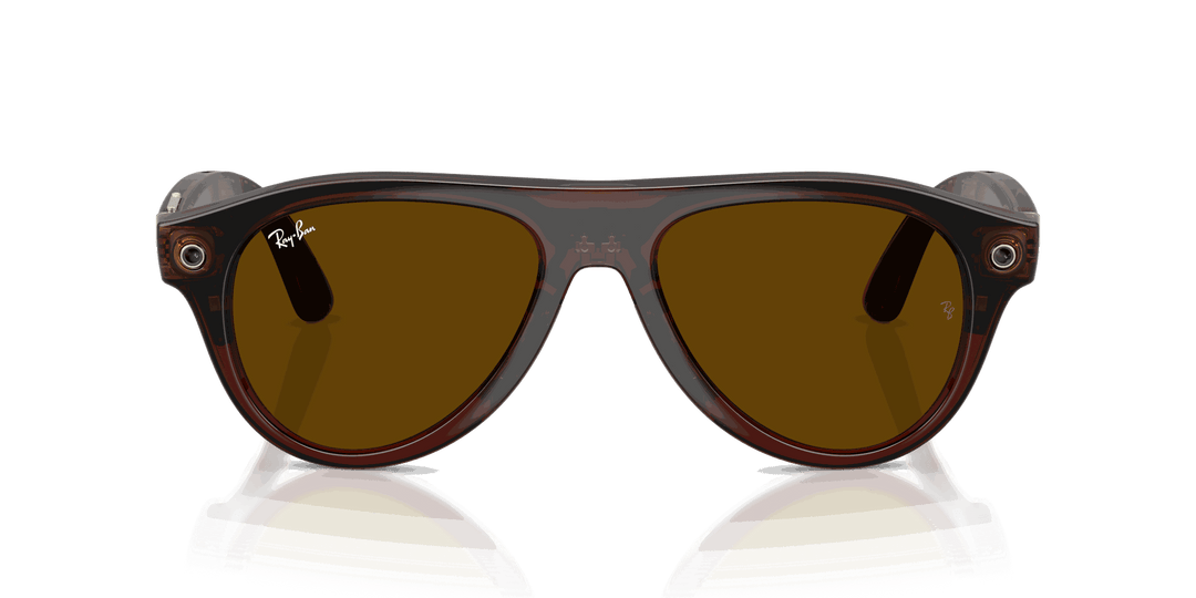 Ray-Ban Meta Gen 3 | RW4016 Aviator | Transparent Umber Transitions Jade