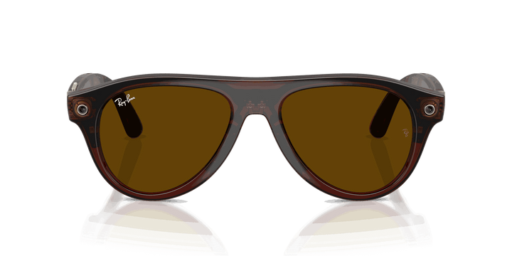 Ray-Ban Meta Gen 3 | RW4016 Aviator | Transparent Umber Transitions Jade