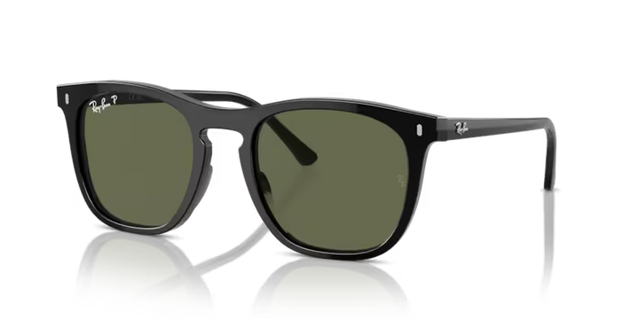 Ray-Ban | RB2210F | Black Green Polarised