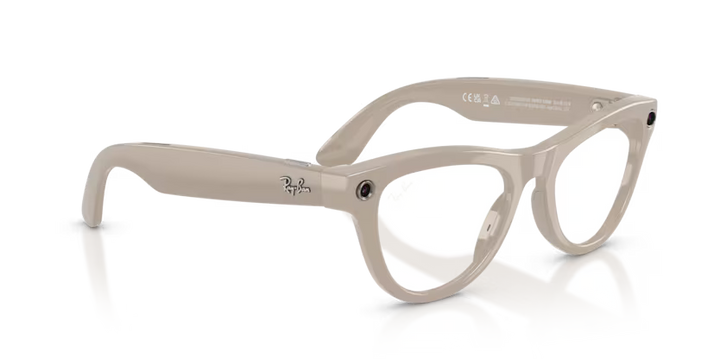 Ray-Ban Meta Gen 2 | RW4014 Skyler | Shiny Chalky Grey Transitions Sapphire