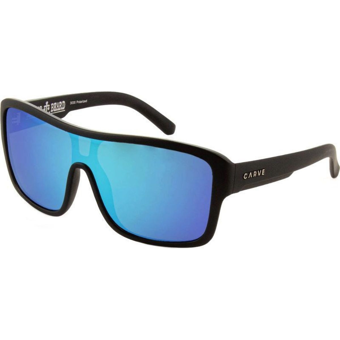 Carve | 3035 Anchor Beard | Matte Black Blue Polarised