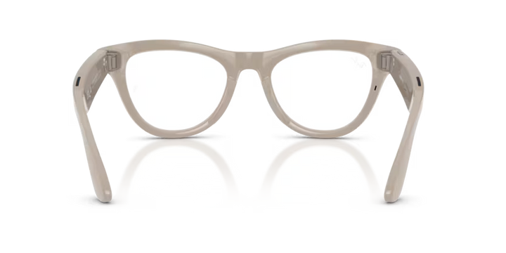 Ray-Ban Meta Gen 2 | RW4014 Skyler | Shiny Chalky Grey Transitions Sapphire