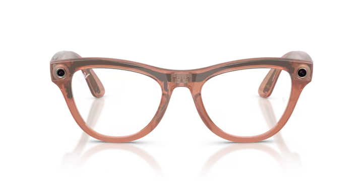 Ray- Ban Meta Gen 2 | RW4014 | Shiny Peach Transition Brown