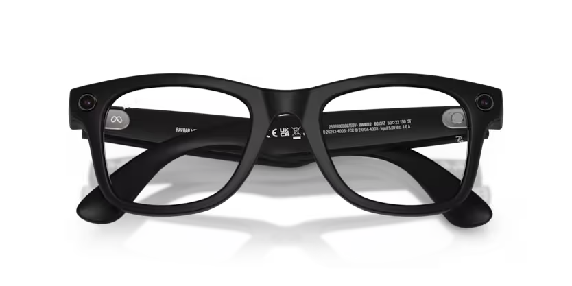 Ray-Ban Meta G2 | RW4012 Wayfarer M | Matte Black/Grey Transition