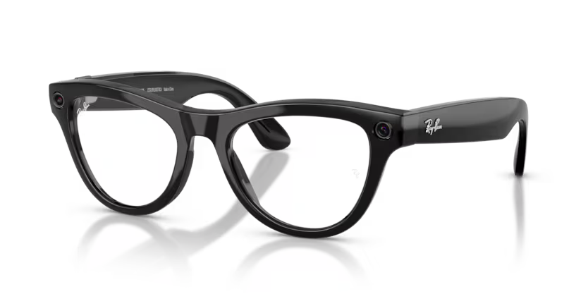 Ray-Ban Meta Gen 2 | RW4014 Skyler | Shiny Black/Graphite Green Transitions