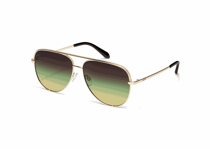 Quay | High Key XL | Gold Pistachio Glow