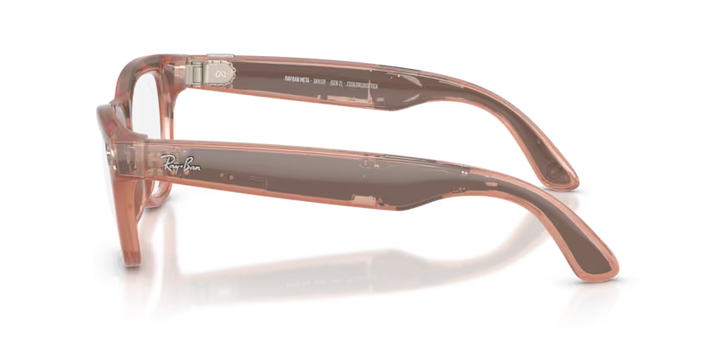 Ray- Ban Meta Gen 2 | RW4014 | Shiny Peach Transition Brown