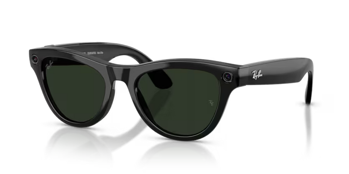 Ray-Ban Meta Gen 2 | RW4014 Skyler | Shiny Black/Graphite Green Transitions