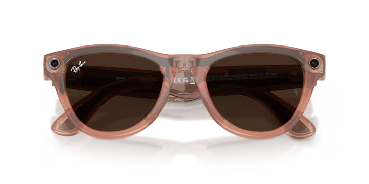 Ray- Ban Meta Gen 2 | RW4014 | Shiny Peach Transition Brown