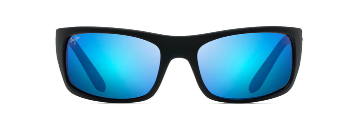 Maui Jim | Peahi | Black Matte Rubber Blue Hawaii