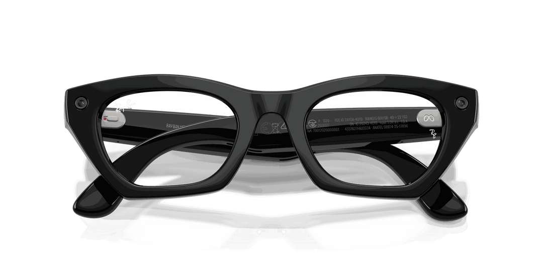Ray-Ban Meta G3 | RW4015 Zena | Shiny Black Clear BLF&amp;AR