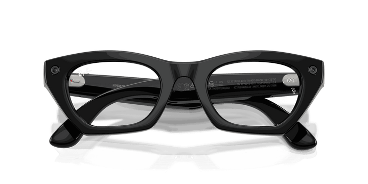 Ray-Ban Meta G3 | RW4015 Zena | Shiny Black Clear BLF&amp;AR