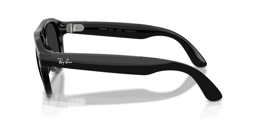 Ray-Ban Meta Gen 3 | RW4016 Aviator | Shiny Black Transitions Gen S Graphite Green