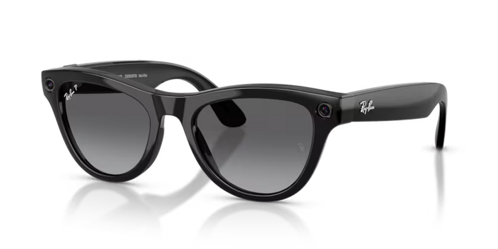 Ray-Ban Meta Gen 2 | RW4014 Skyler | Shiny Black/Gradient Graphite Polarised