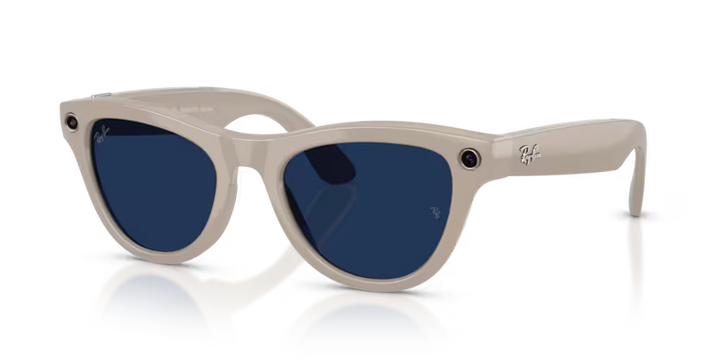 Ray-Ban Meta Gen 2 | RW4014 Skyler | Shiny Chalky Grey Transitions Sapphire
