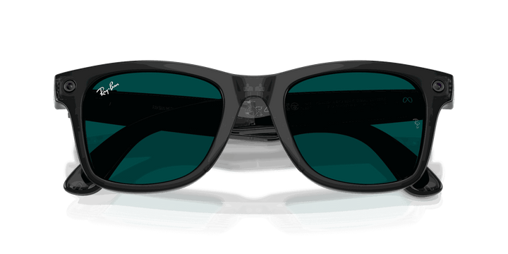 Ray-Ban Meta Gen 3 | RW4011 Wayfarer M | Transparent Black Transitions Aquamarine