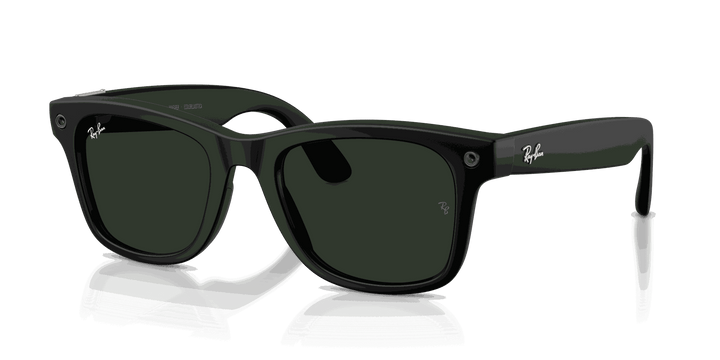 Ray-Ban Meta Gen 3 | RW4011 Wayfarer L | Matte Black Transitions Gen S Graphite Green