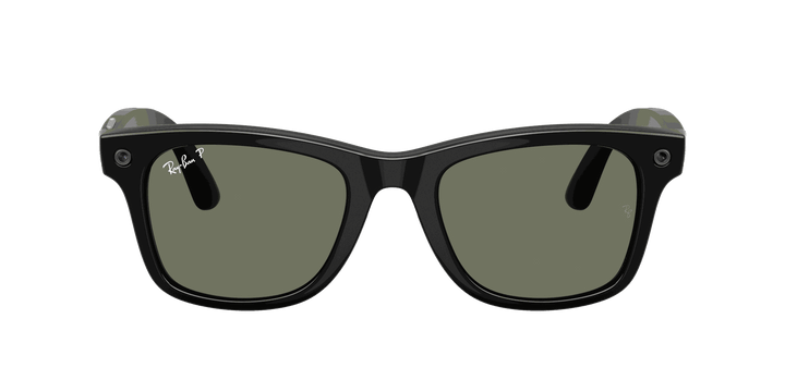 Ray-Ban Meta Gen 3 | RW4011 Wayfarer M | Shiny Black G15 Green Polarised