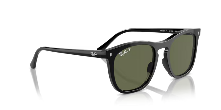 Ray-Ban | RB2210F | Black Green Polarised