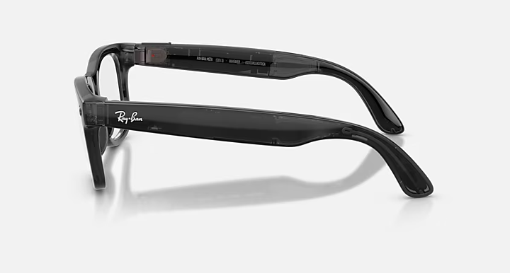 Ray-Ban Meta Gen 3 | RW4011V Wayfarer L | Transparent Black Optical