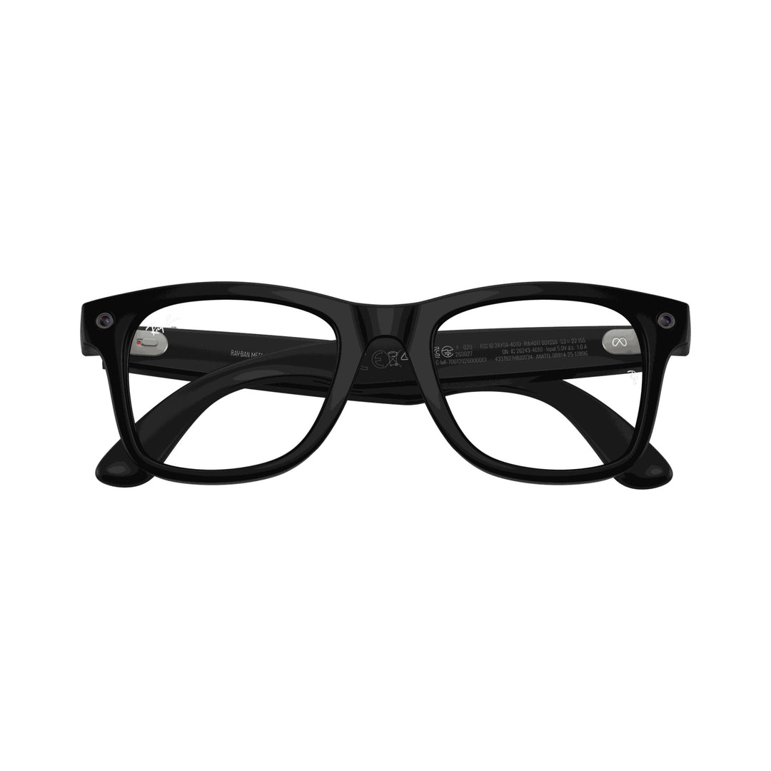 Ray-Ban Meta Gen 3 | RW4011 Wayfarer L | Matte Black Clear BLF&amp;AR
