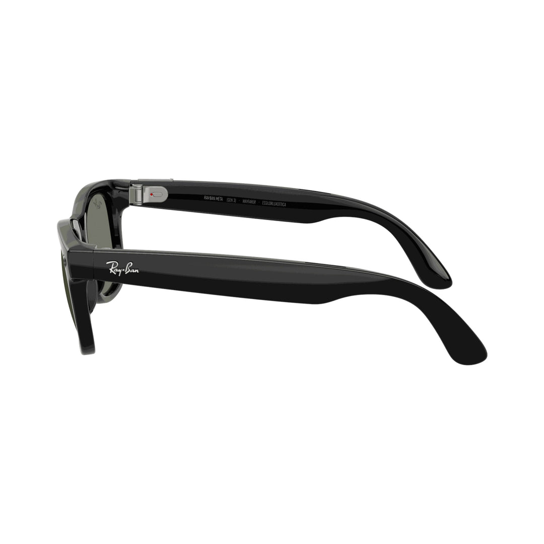 Ray-Ban Meta Gen 3 | RW4011 Wayfarer L | Shiny Black G15 Green Polarised