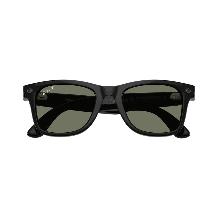 Ray-Ban Meta Gen 3 | RW4011 Wayfarer M | Shiny Black G15 Green Polarised