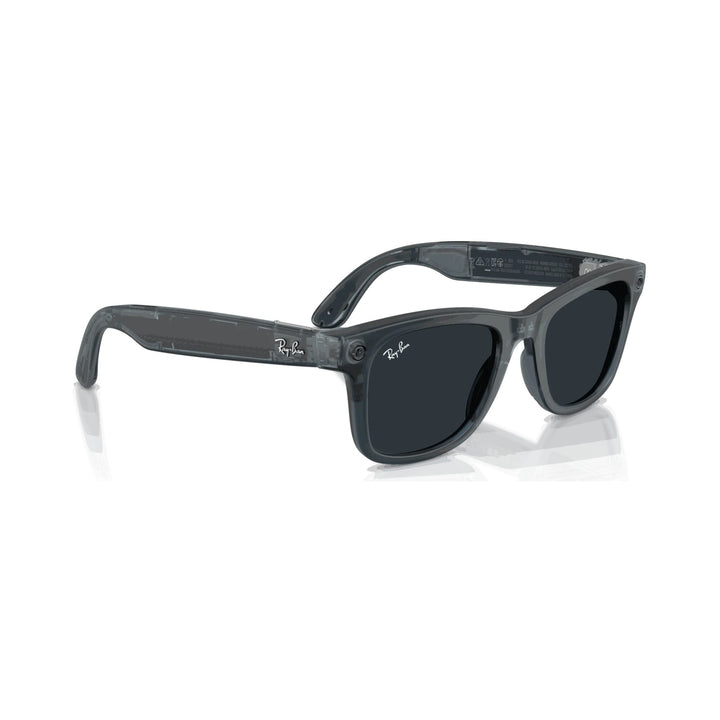 Ray-Ban Meta Gen 3 | RW4011 Wayfarer M | Matte Transparent Ocean Blue Grey