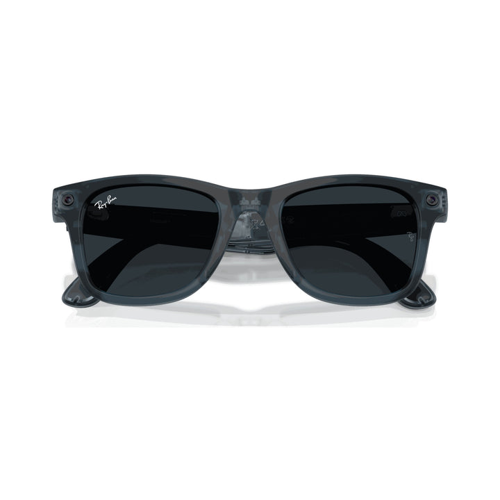 Ray-Ban Meta Gen 3 | RW4011 Wayfarer M | Matte Transparent Ocean Blue Grey