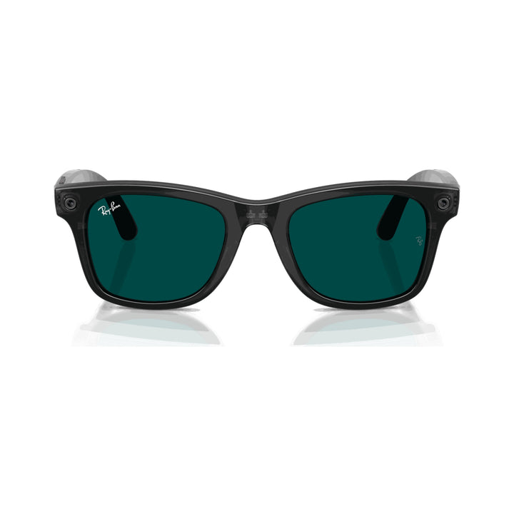 Ray-Ban Meta Gen 3 | RW4011 Wayfarer M | Transparent Black Transitions Aquamarine