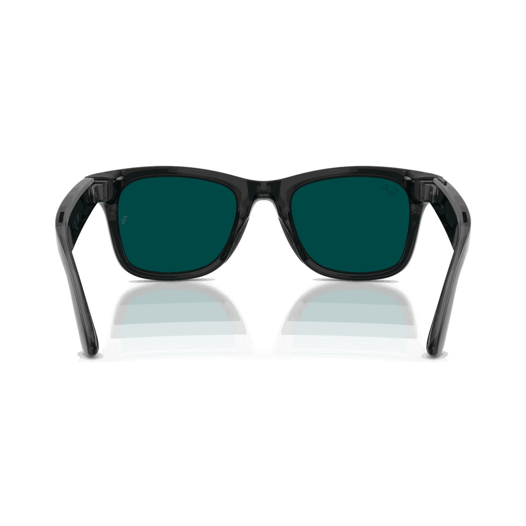 Ray-Ban Meta Gen 3 | RW4011 Wayfarer M | Transparent Black Transitions Aquamarine