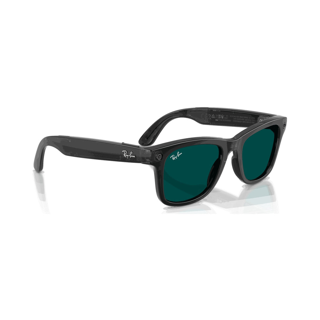 Ray-Ban Meta Gen 3 | RW4011 Wayfarer M | Transparent Black Transitions Aquamarine