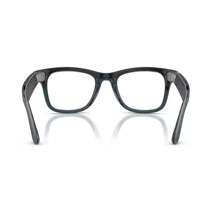 Ray-Ban Meta Gen 3 | RW4011V Wayfarer L | Transparent Matte Ocean Blue Optical