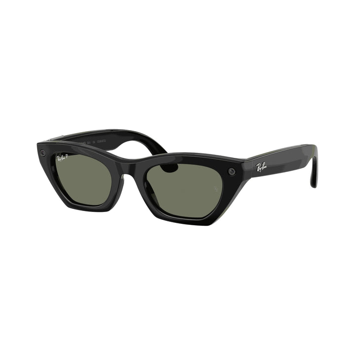 Ray-Ban Meta Gen 3 | RW4015 Zena | Shiny Black G15 Green Polarised