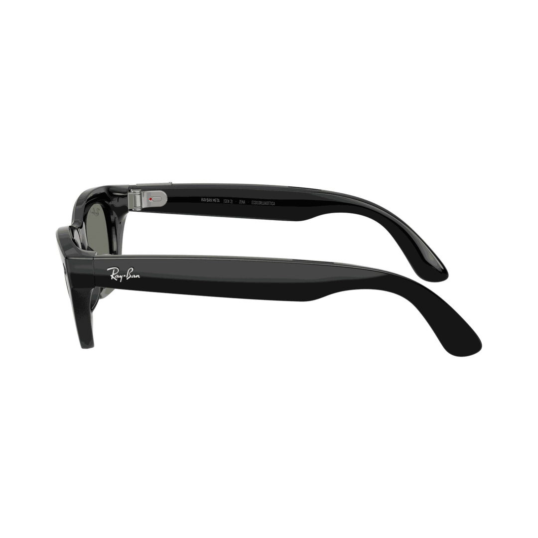 Ray-Ban Meta Gen 3 | RW4015 Zena | Shiny Black G15 Green Polarised