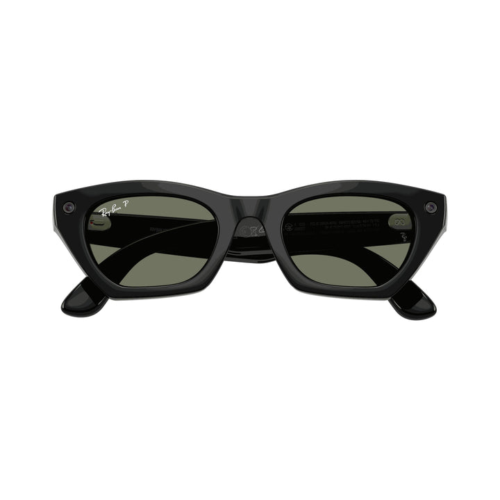 Ray-Ban Meta Gen 3 | RW4015 Zena | Shiny Black G15 Green Polarised