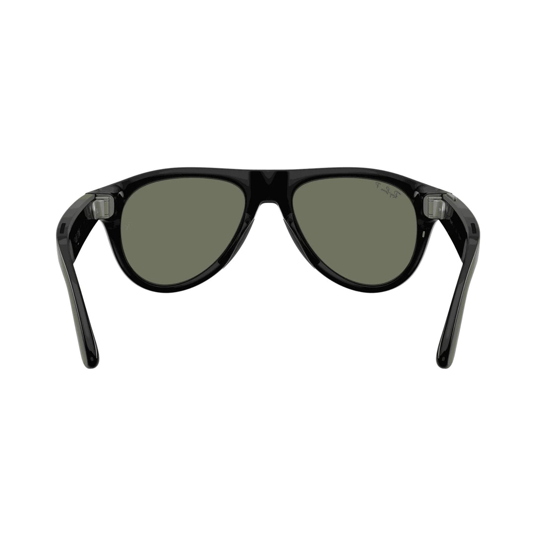 Ray-Ban Meta Gen 3 | RW4016 Aviator | Shiny Black G15 Green Polarised