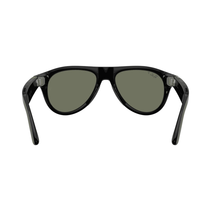 Ray-Ban Meta Gen 3 | RW4016 Aviator | Shiny Black G15 Green Polarised
