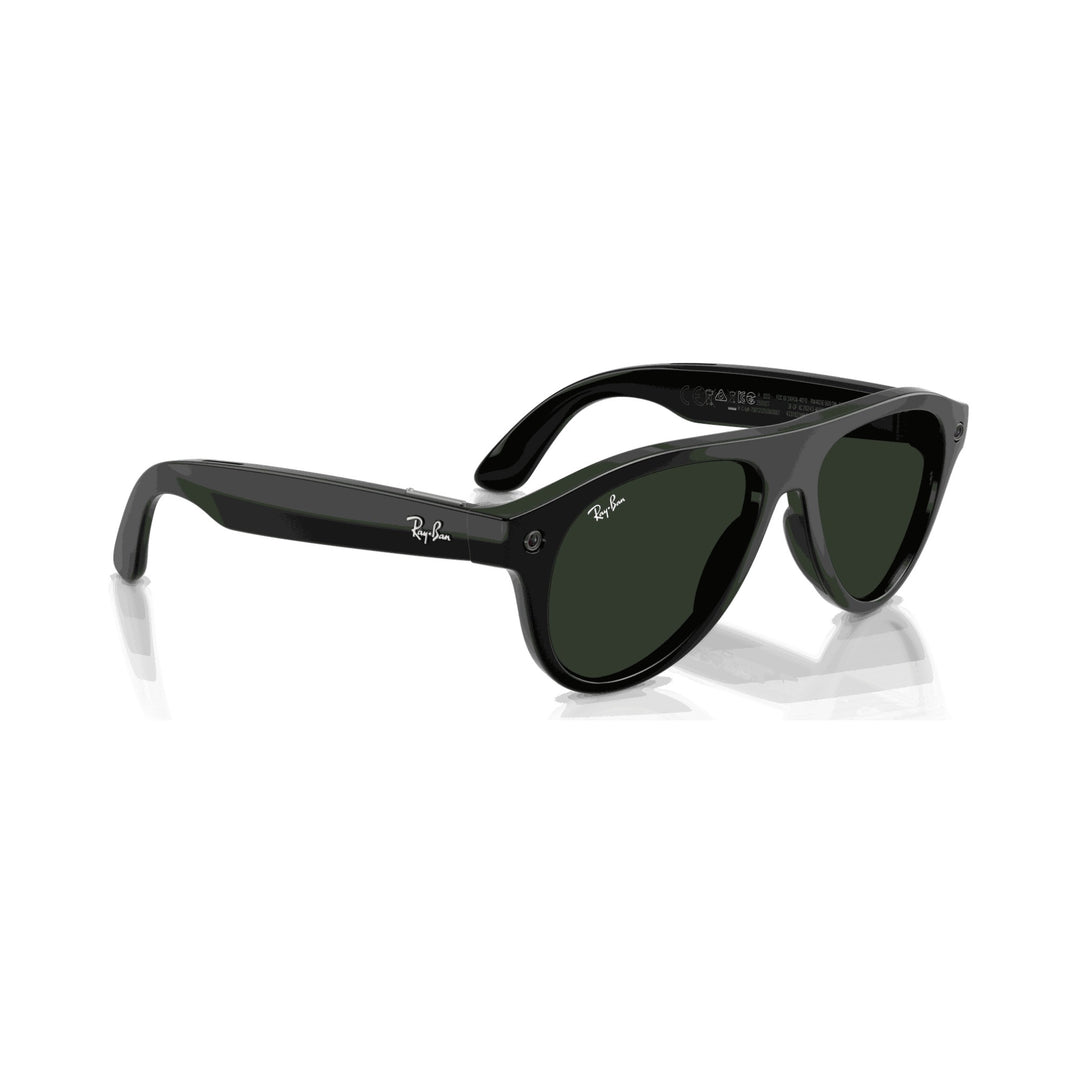 Ray-Ban Meta Gen 3 | RW4016 Aviator | Shiny Black Transitions Gen S Graphite Green