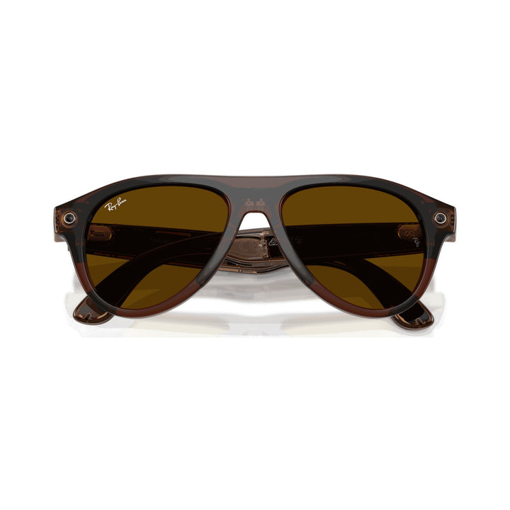 Ray-Ban Meta Gen 3 | RW4016 Aviator | Transparent Umber Transitions Jade