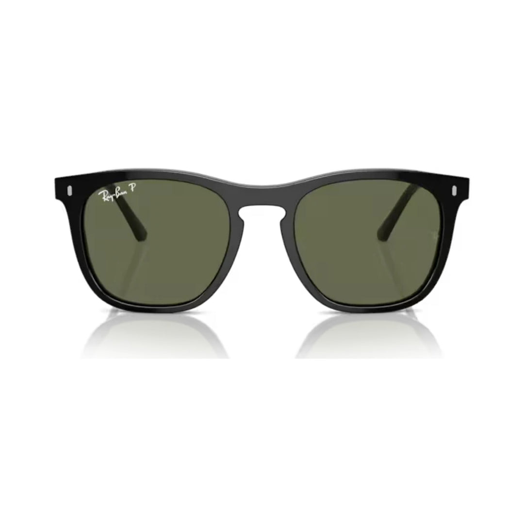 Ray-Ban | RB2210F | Black Green Polarised