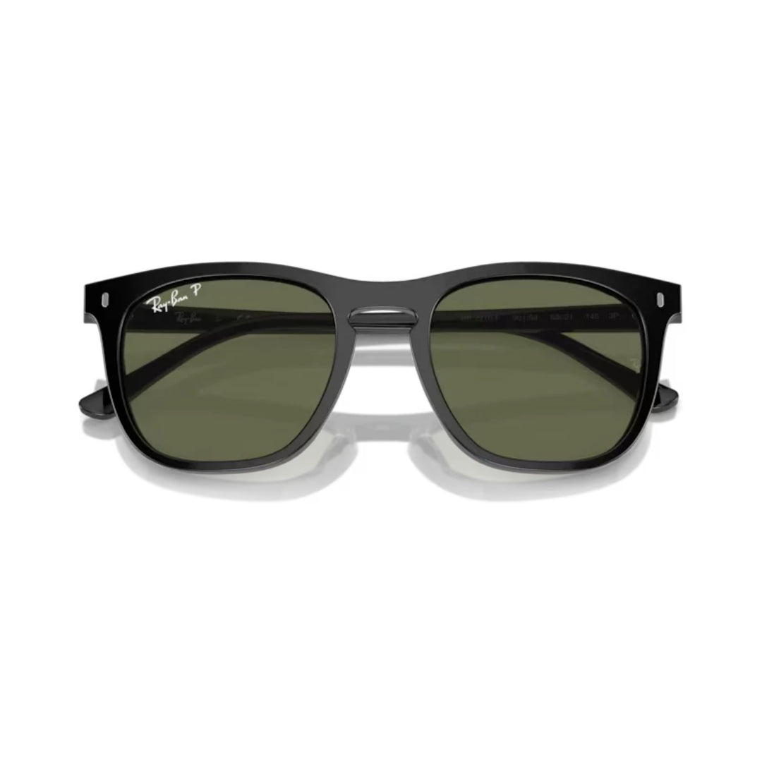 Ray-Ban | RB2210F | Black Green Polarised